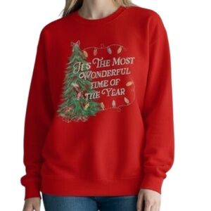 NWT STATE OF MINE It’s The Most Wonderful Time Of The Year Sweatshirt Size XS